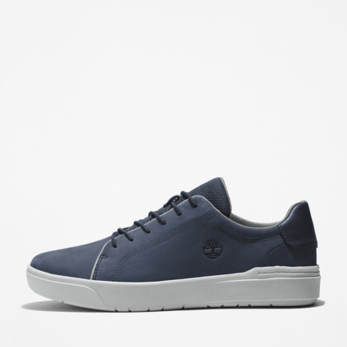 Timberland Navy Nubuck Herre Seneca Bay Lædersneakers