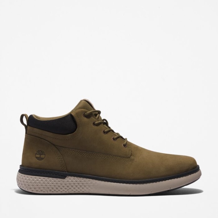 Timberland Oliven Nubuck Mænd Cross Mark Bedre Læder Chukkas