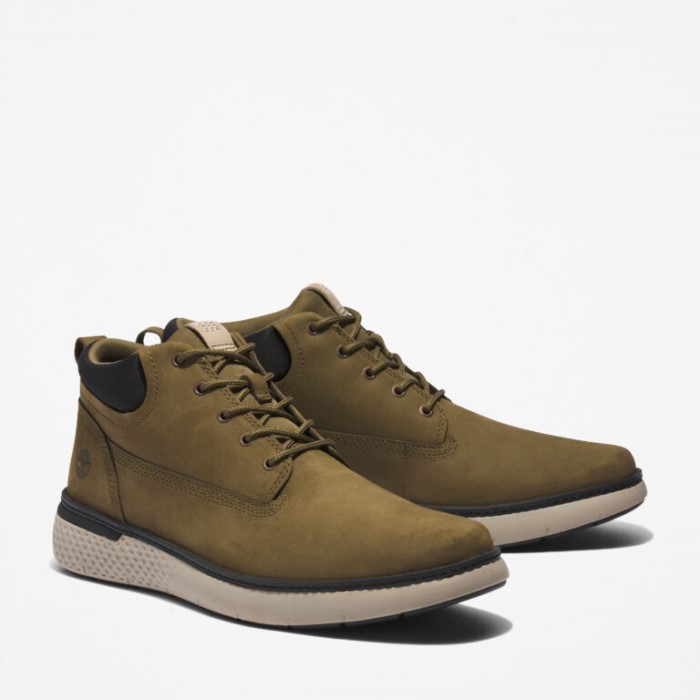 Timberland Oliven Nubuck Mænd Cross Mark Bedre Læder Chukkas