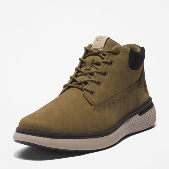 Timberland Oliven Nubuck Mænd Cross Mark Bedre Læder Chukkas
