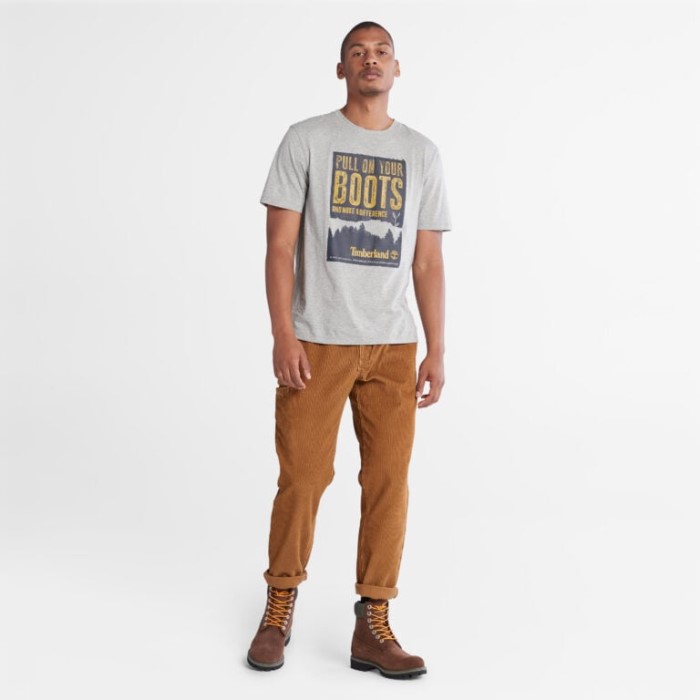 Timberland Gummi Mænd Fløjlsbukser