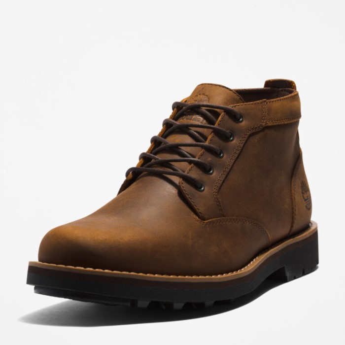 Timberland Rust Fuldkorns Herre Crestfield Vandtætte Chukka Støvler