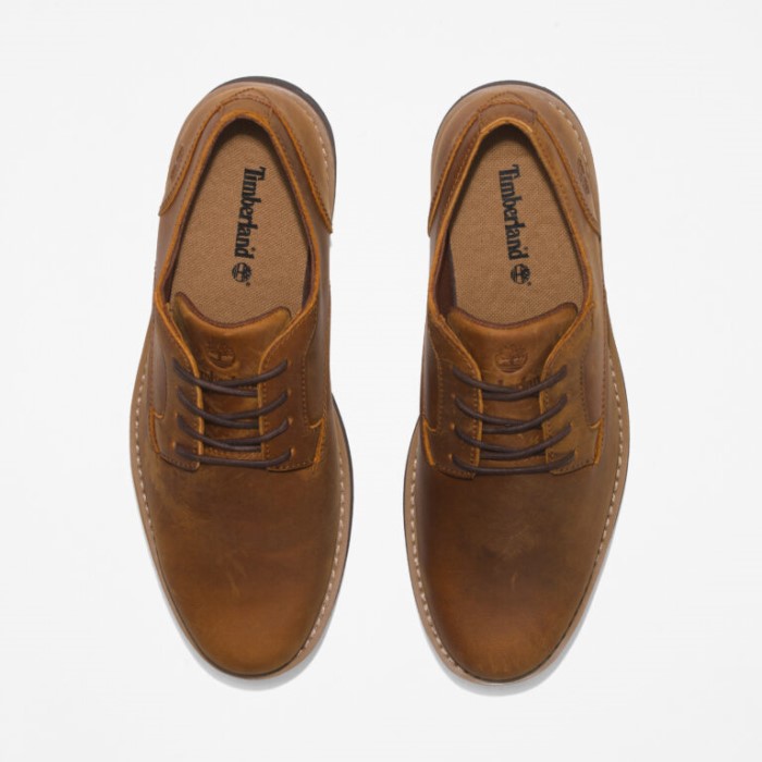 Timberland Rust Full Grain Herre Crestfield Vandtætte Oxford Sko