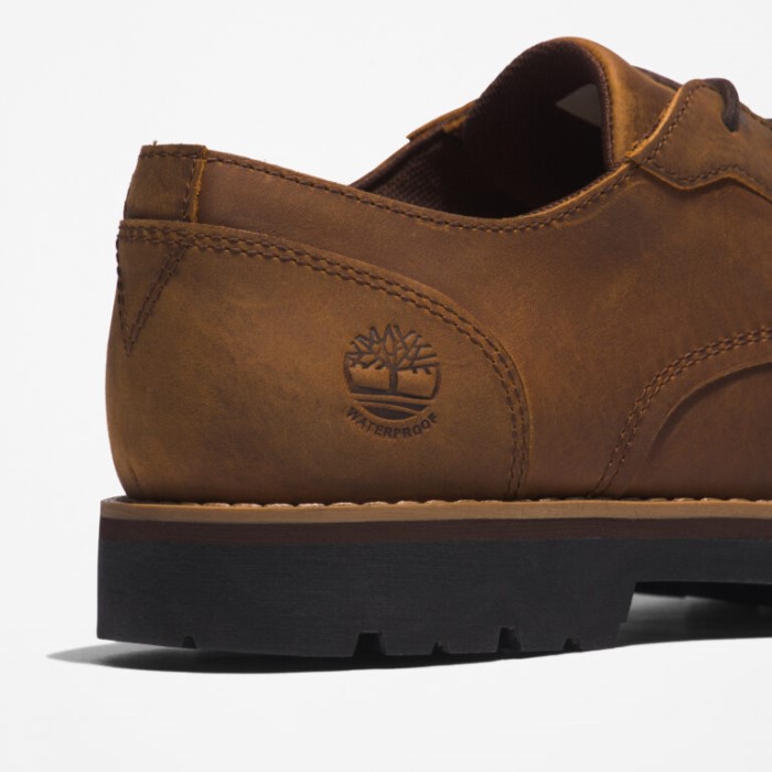 Timberland Rust Full Grain Herre Crestfield Vandtætte Oxford Sko