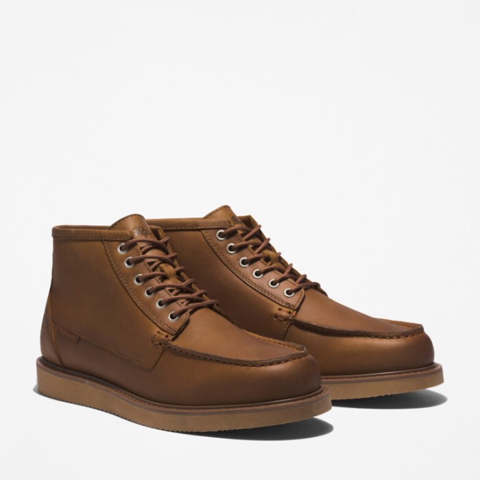 Timberland Rust Fuldkorns Mænd Newmarket Ii Moc-toe Chukka Støvler