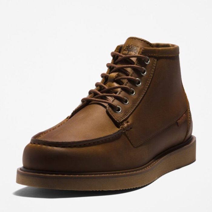 Timberland Rust Fuldkorns Mænd Newmarket Ii Moc-toe Chukka Støvler