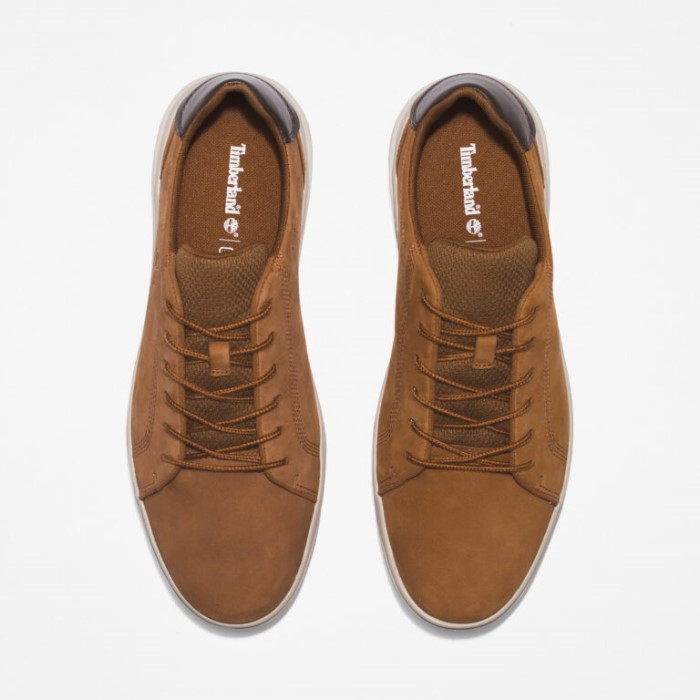 Timberland Rust Nubuck Herre Seneca Bay Lædersneakers