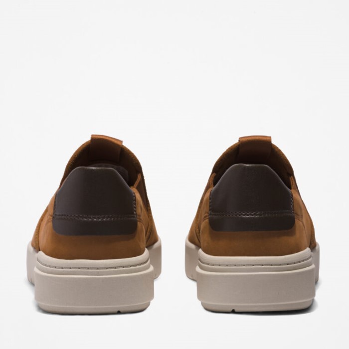 Timberland Rust Nubuck Herre Seneca Bay Slip-ons
