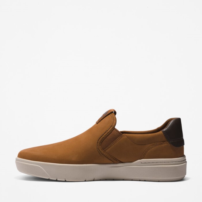 Timberland Rust Nubuck Herre Seneca Bay Slip-ons