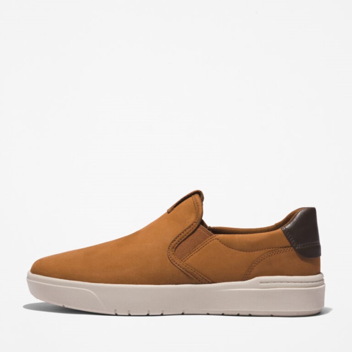 Timberland Rust Nubuck Herre Seneca Bay Slip-ons