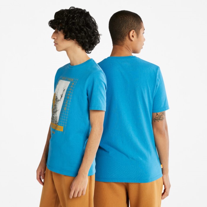 Timberland Sea Of ​​belize Tungvægts T-shirt Med Frontgrafik