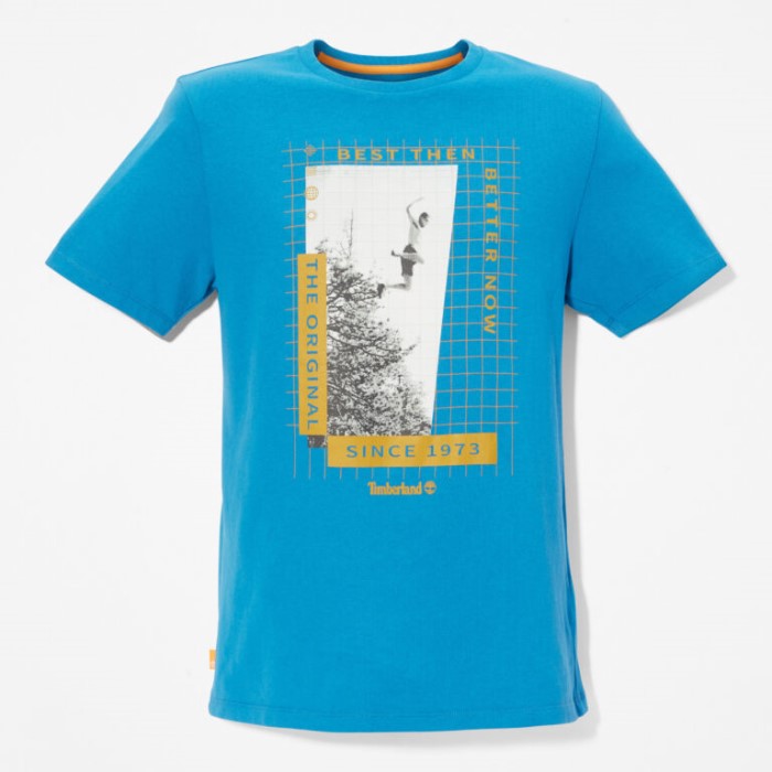 Timberland Sea Of ​​belize Tungvægts T-shirt Med Frontgrafik