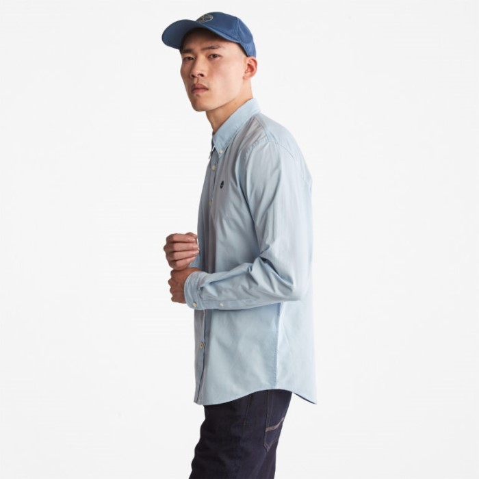 Timberland Skyay Mænd Saco River Slim-fit Stretch Poplin Skjorte