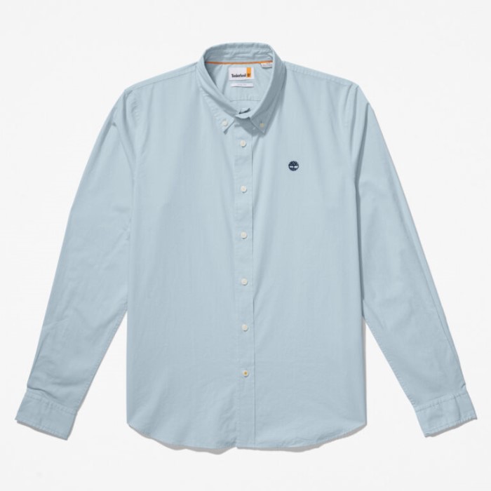 Timberland Skyay Mænd Saco River Slim-fit Stretch Poplin Skjorte