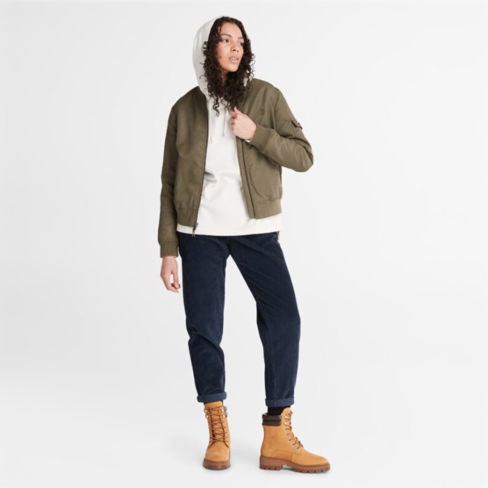 Timberland Vintage Hvid Hættetrøje Til Kvinder Med Afslappet Pasform