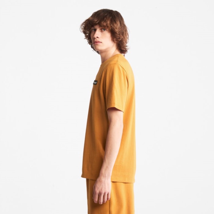 Timberland Wheat Alle Køn Tungvægts Logo T-shirt