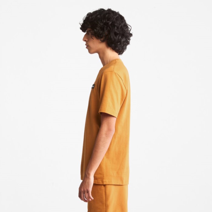 Timberland Wheat Alle Køn Tungvægts Logo T-shirt