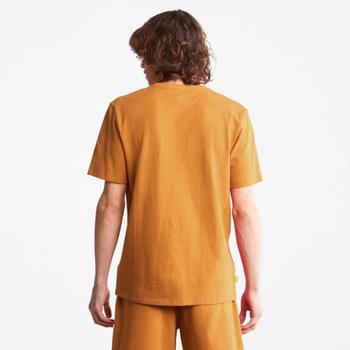Timberland Wheat Alle Køn Tungvægts Logo T-shirt