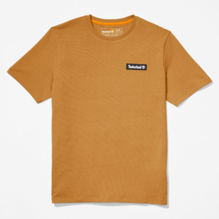 Timberland Wheat Alle Køn Tungvægts Logo T-shirt
