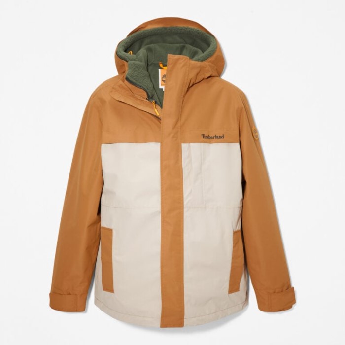 Timberland Wheat-humus Herre Benton Vandtæt 3-i-1 Jakke