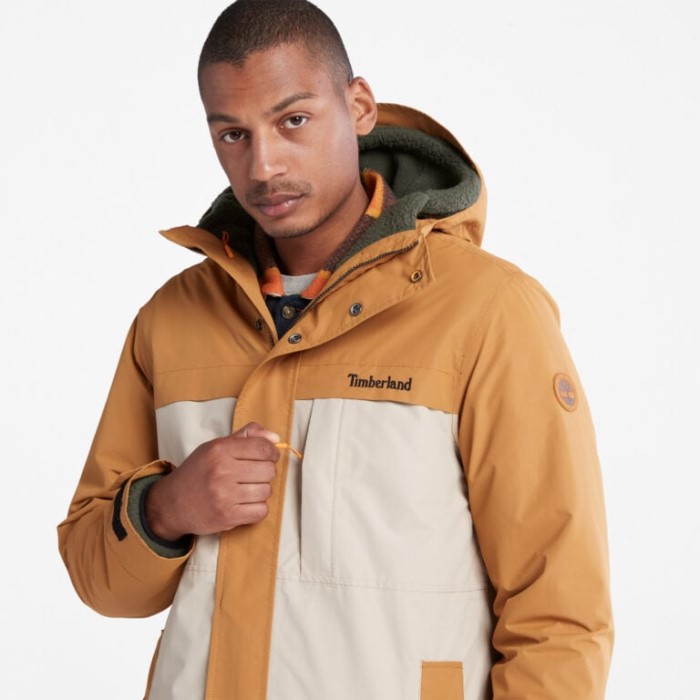 Timberland Wheat-humus Herre Benton Vandtæt 3-i-1 Jakke
