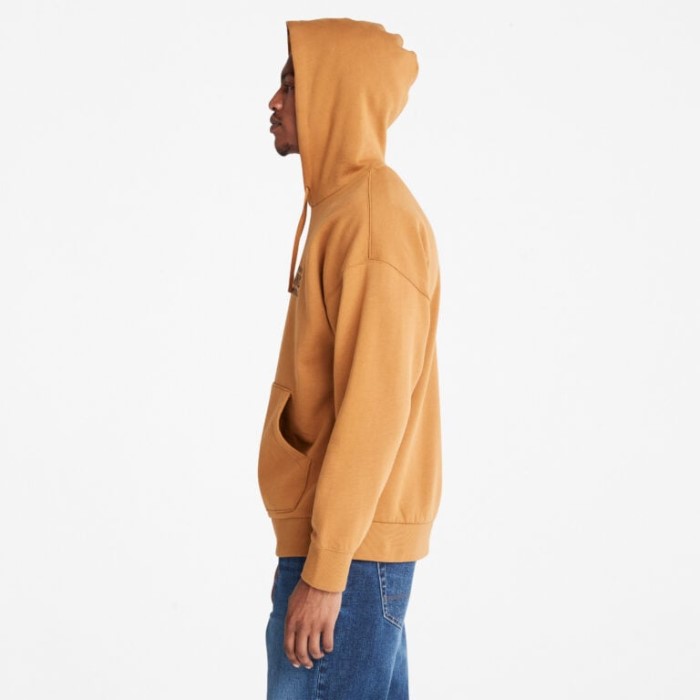 Timberland Wheat Herre Hættetrøje Med Logo