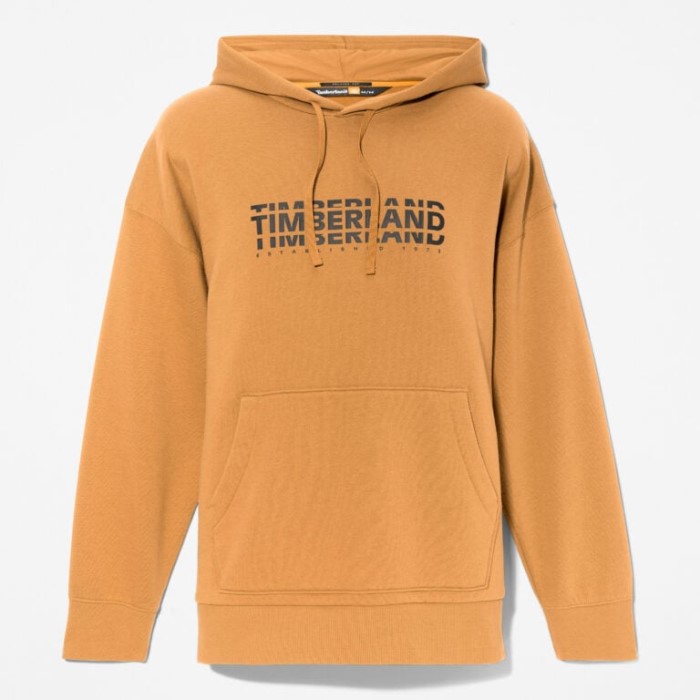 Timberland Wheat Herre Hættetrøje Med Logo