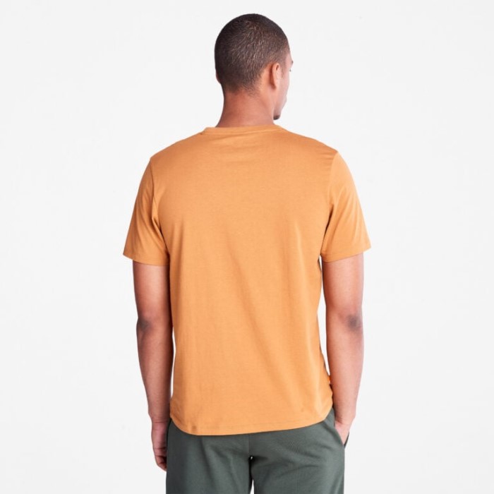 Timberland Wheat Herre Logo T-shirt