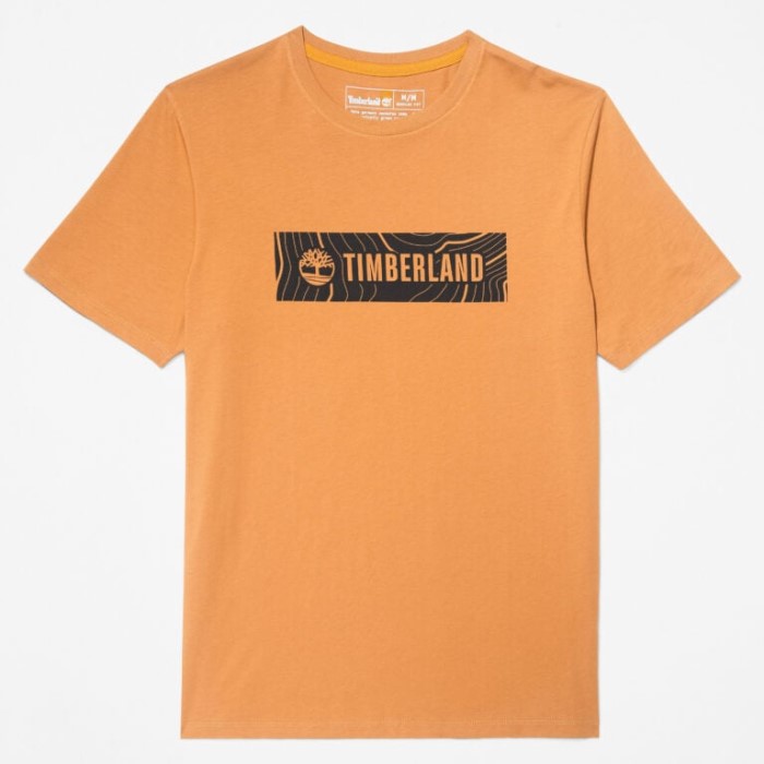 Timberland Wheat Herre Logo T-shirt