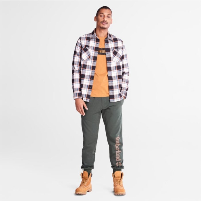 Timberland Wheat Herre Logo T-shirt