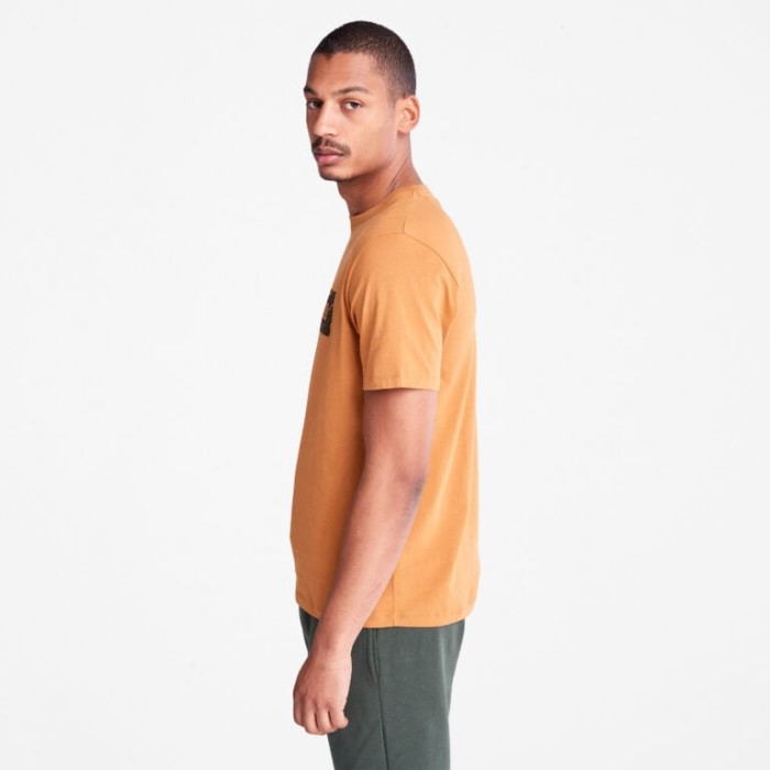 Timberland Wheat Herre Logo T-shirt