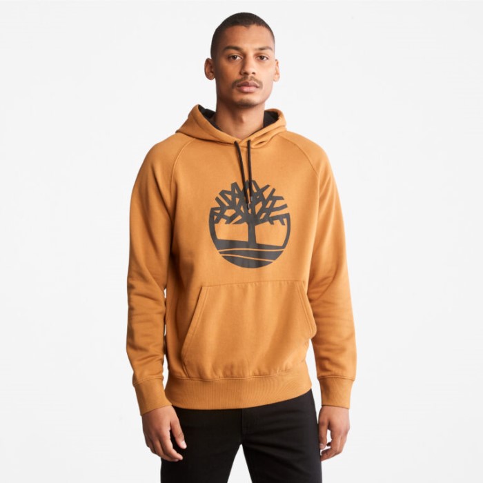 Timberland Wheat Herre Oyster River Tree-logo Hættetrøje