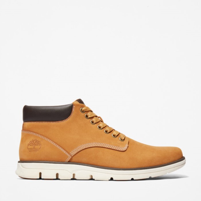 Timberland Wheat Nubuck Herre Bradstreet Chukka Støvler I Læder