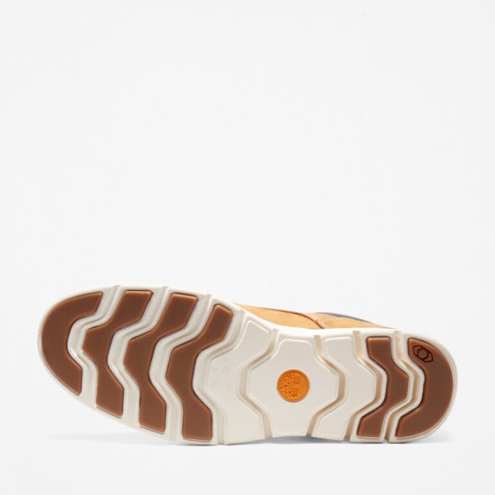 Timberland Wheat Nubuck Herre Bradstreet Chukka Støvler I Læder