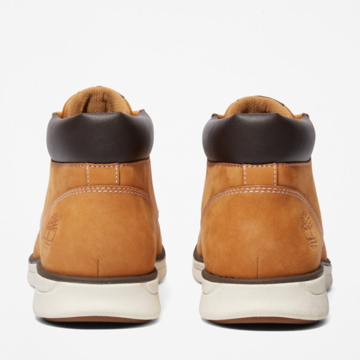 Timberland Wheat Nubuck Herre Bradstreet Chukka Støvler I Læder