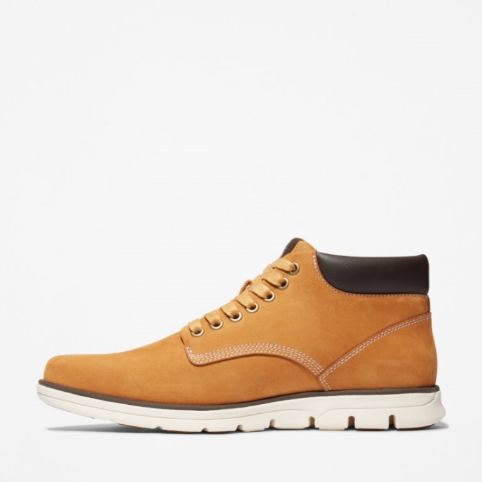 Timberland Wheat Nubuck Herre Bradstreet Chukka Støvler I Læder