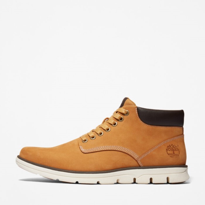 Timberland Wheat Nubuck Herre Bradstreet Chukka Støvler I Læder