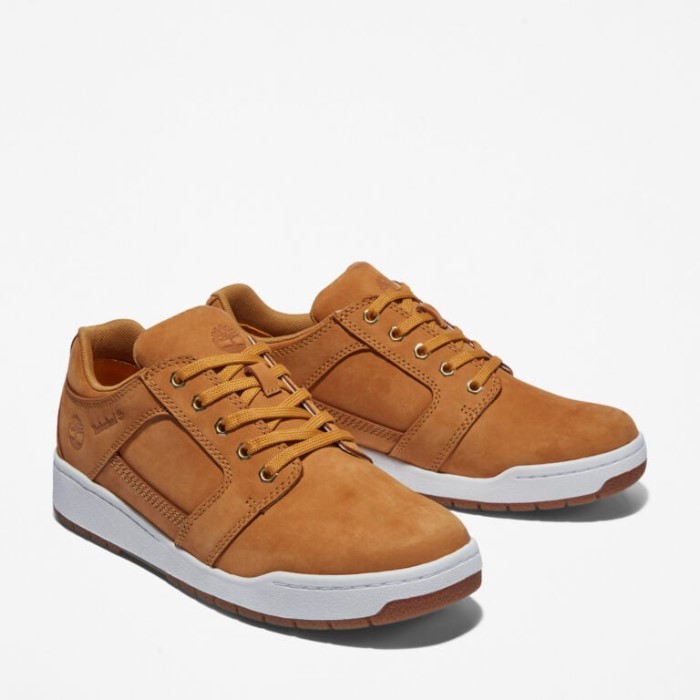Timberland Wheat Nubuck Herre Bridgton Læder Oxford Sko