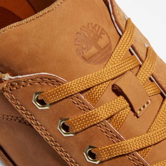 Timberland Wheat Nubuck Herre Bridgton Læder Oxford Sko
