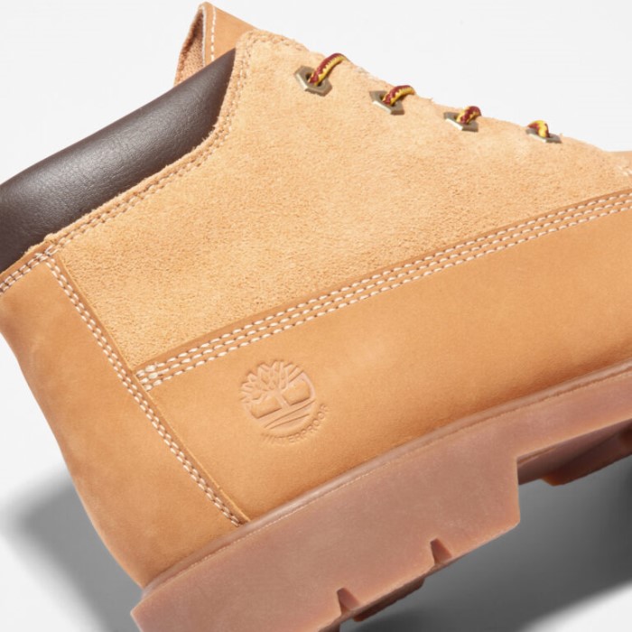 Timberland Wheat Nubuck Herre Klassiske Vandtætte Chukka Støvler