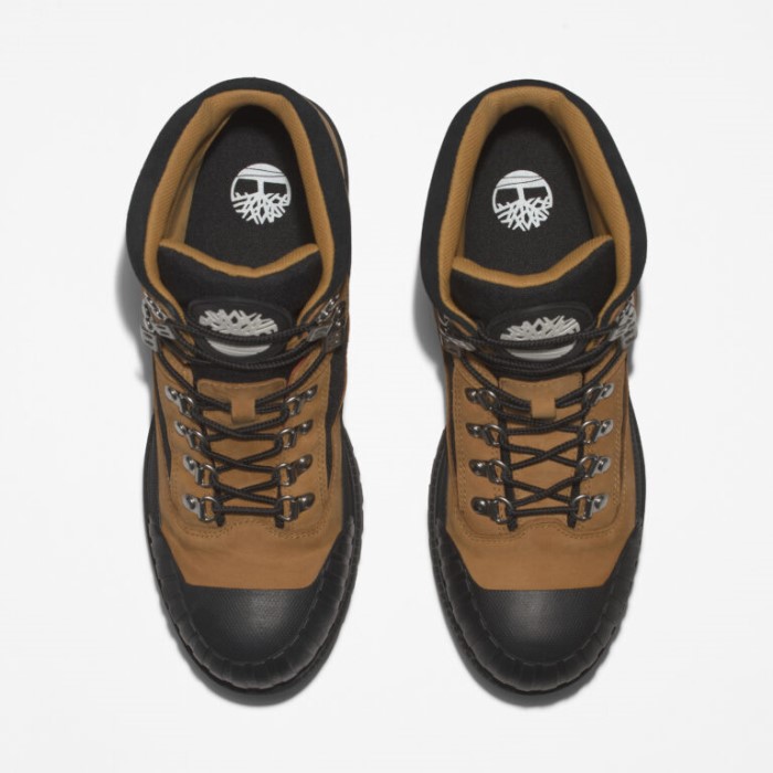 Timberland Wheat Nubuck Heritage Vandtætte Gummi-tå Vandrestøvler