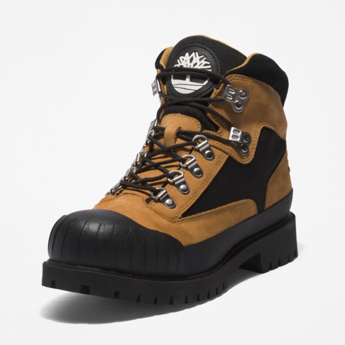 Timberland Wheat Nubuck Heritage Vandtætte Gummi-tå Vandrestøvler