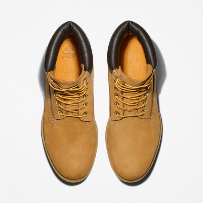Timberland Wheat Nubuck Herre Premium 6-tommer Vandtætte Støvler