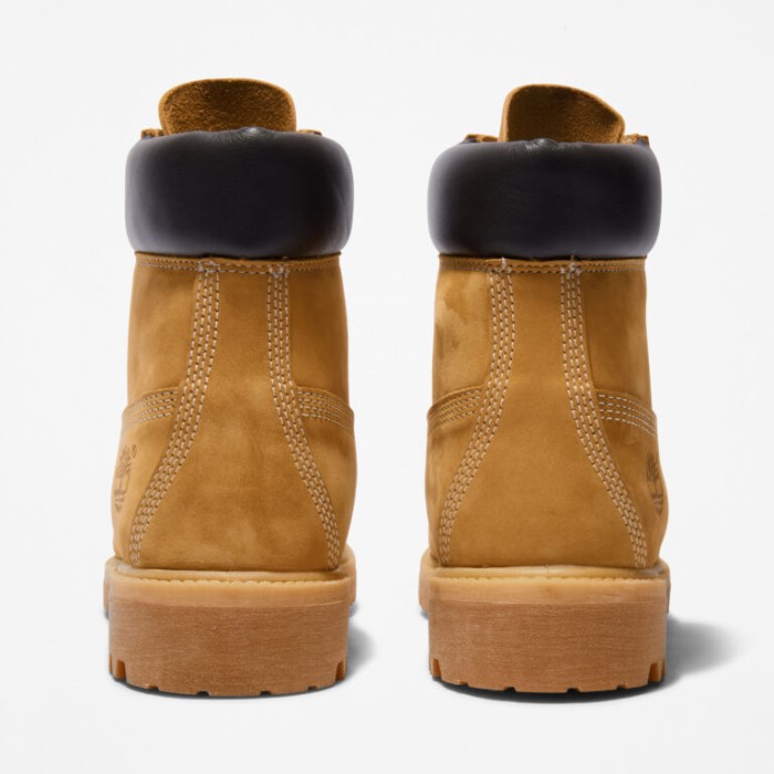 Timberland Wheat Nubuck Herre Premium 6-tommer Vandtætte Støvler