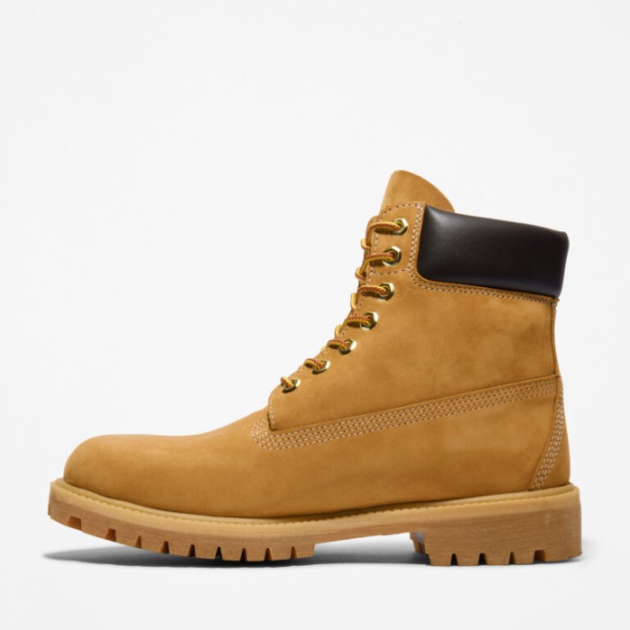 Timberland Wheat Nubuck Herre Premium 6-tommer Vandtætte Støvler