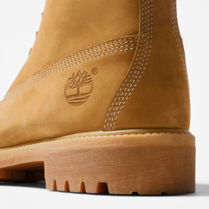 Timberland Wheat Nubuck Herre Premium 6-tommer Vandtætte Støvler