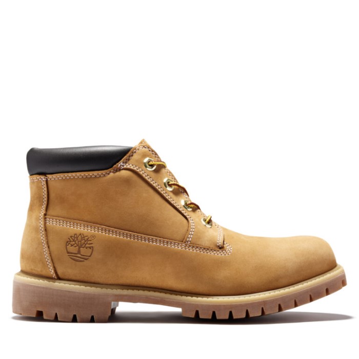 Timberland Wheat Nubuck Herre Premium Vandtætte Chukka Støvler