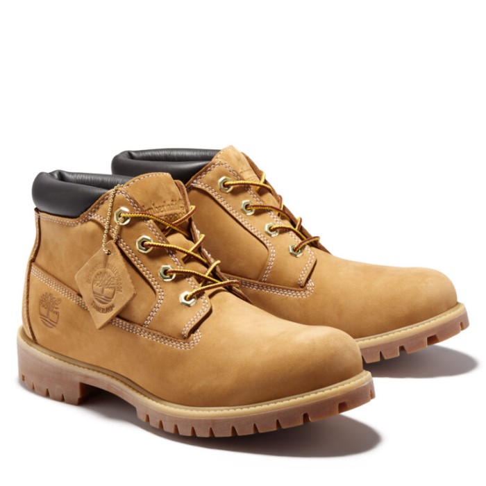 Timberland Wheat Nubuck Herre Premium Vandtætte Chukka Støvler