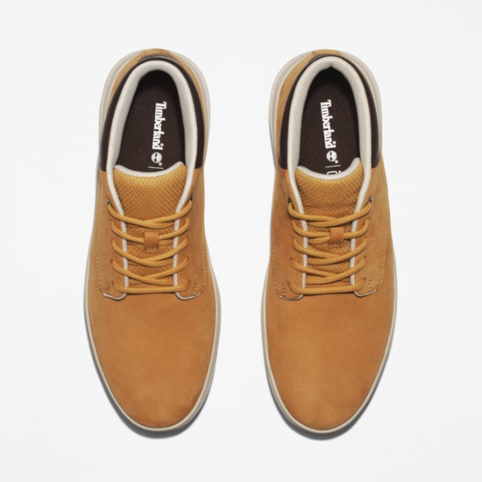 Timberland Wheat Nubuck Herre Seneca Bay Chukka Støvler