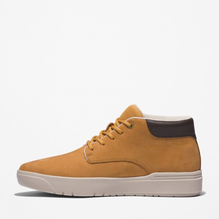 Timberland Wheat Nubuck Herre Seneca Bay Chukka Støvler